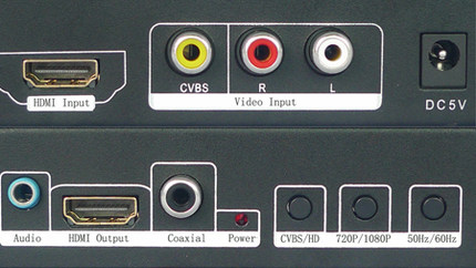 T780 AV 转HDMI高清转换器 CVBS转HDMI转换器 AV转换器